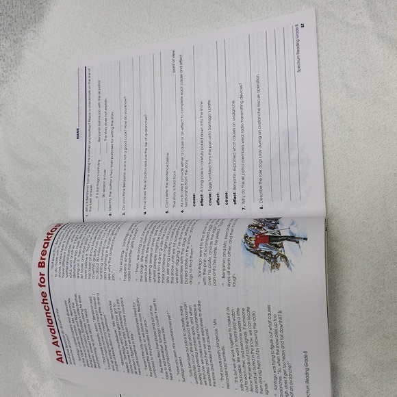 3/$10 Spectrum Reading Grade 8, Textbook - Picture 10 of 13